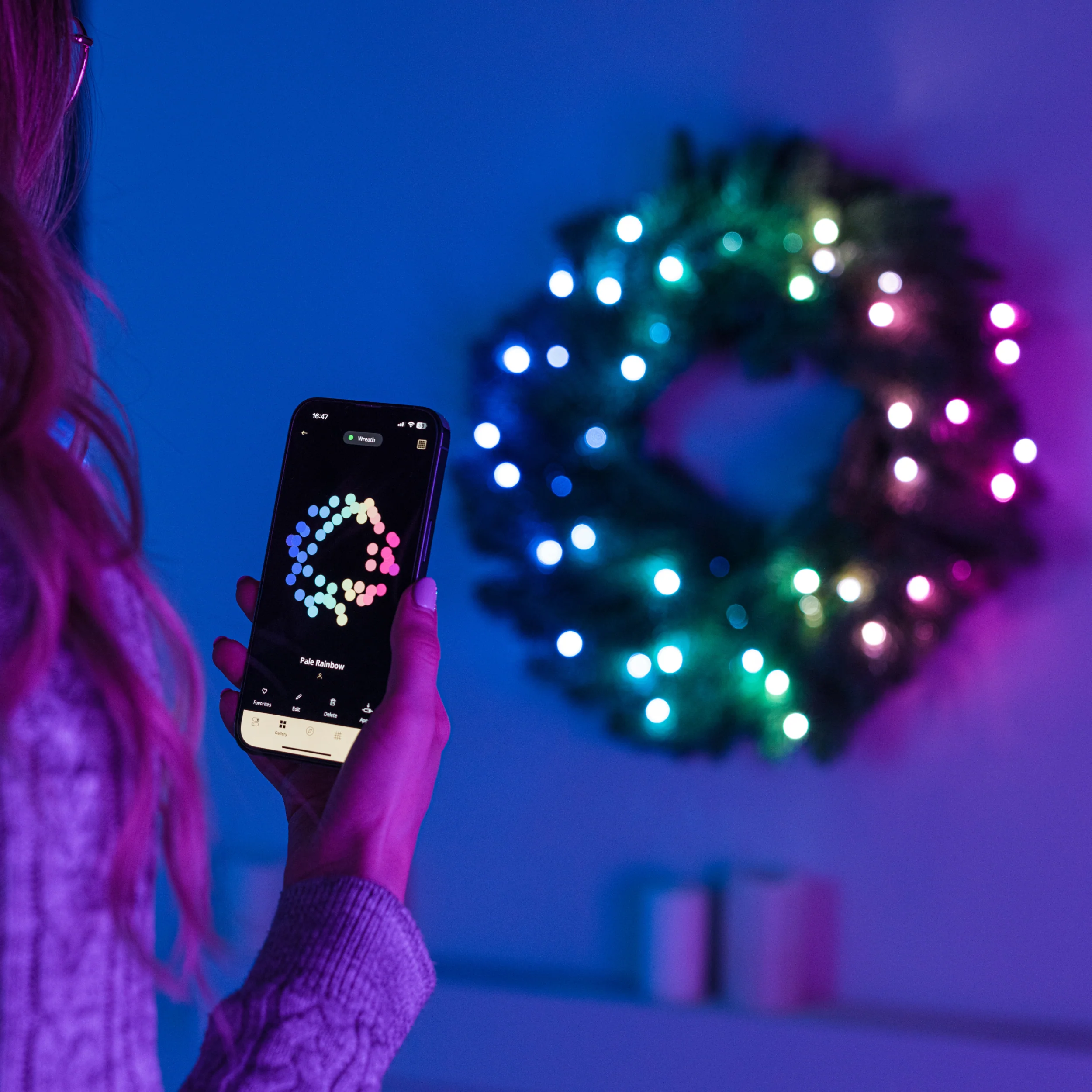 Pre-lit Wreath - Image 3